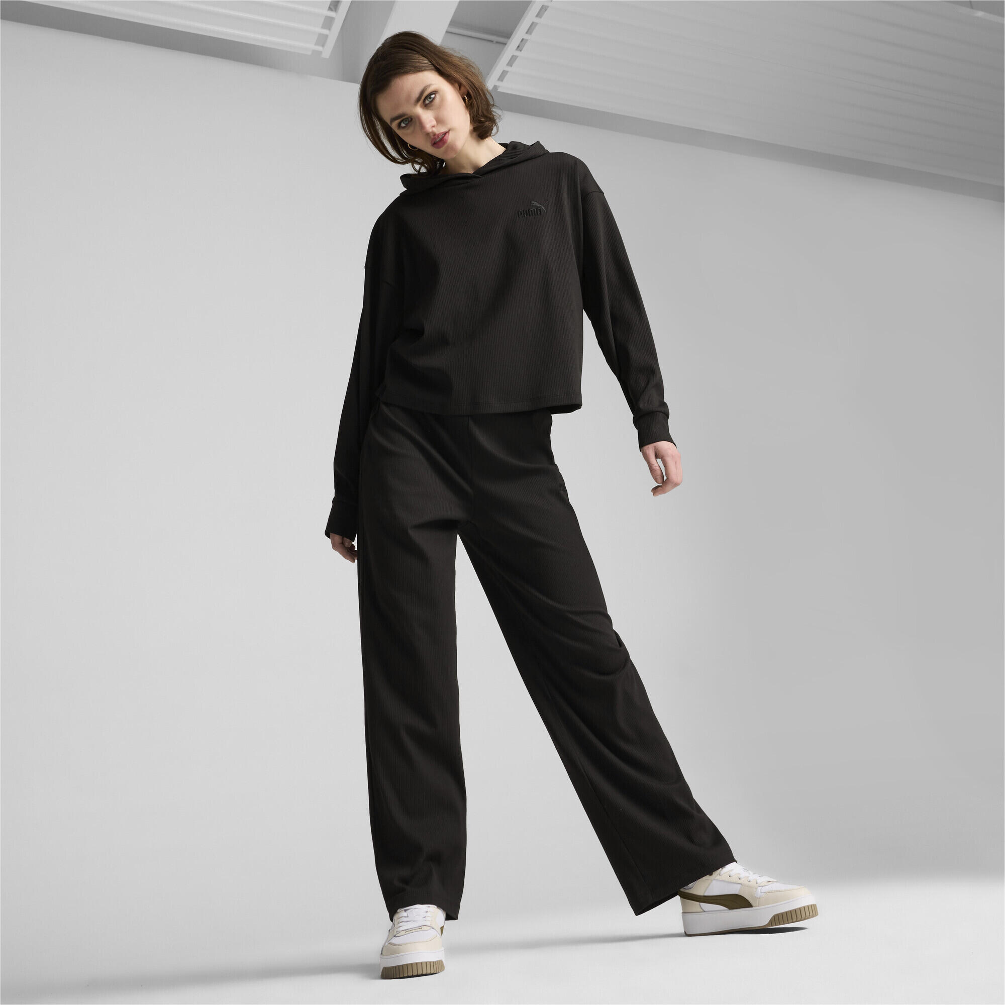 Hoodie ESS ELEVATED Femme PUMA Black 7/7