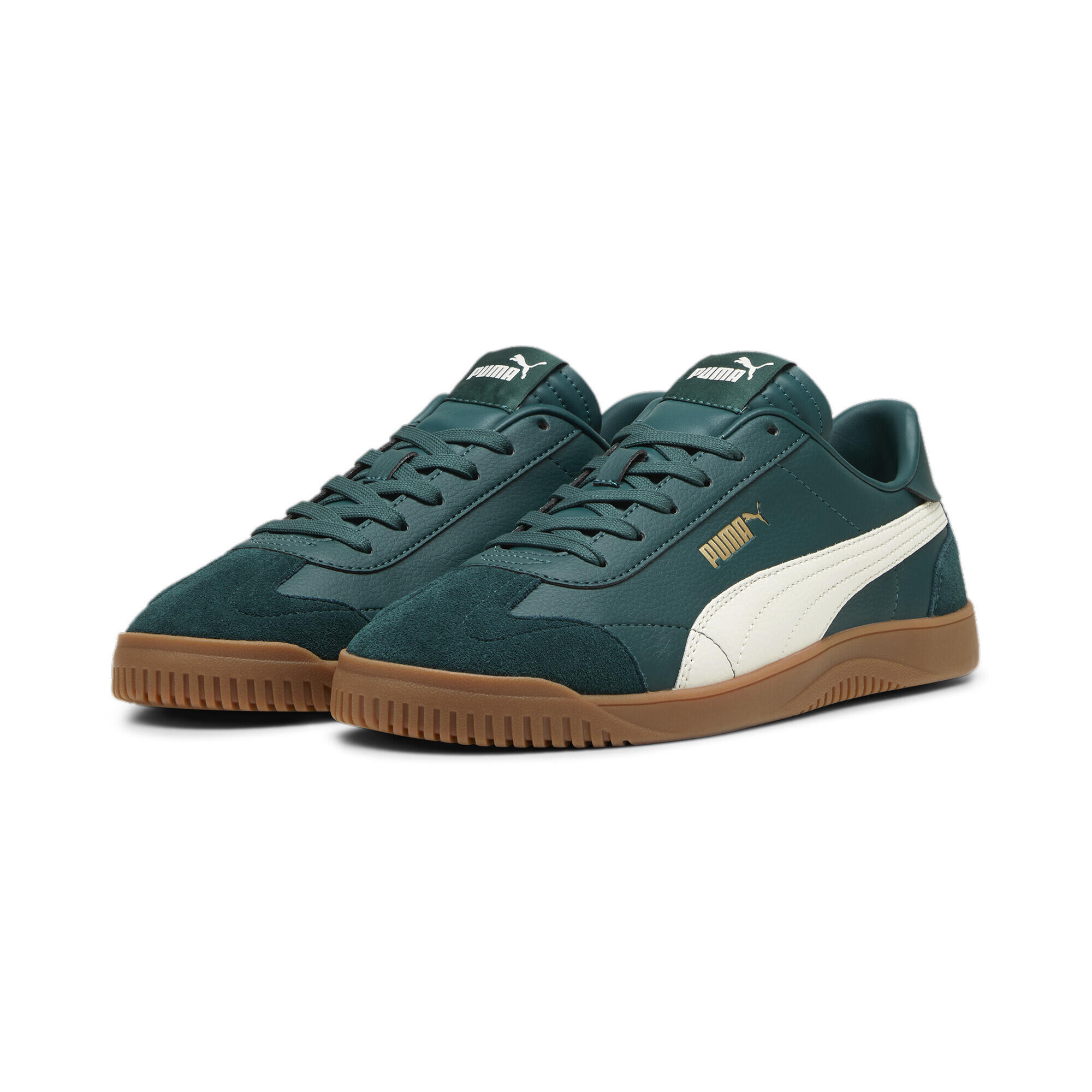 Sneaker PUMA Club 5v5 PUMA Dark Myrtle Frosted Ivory Gold Green White 3/7
