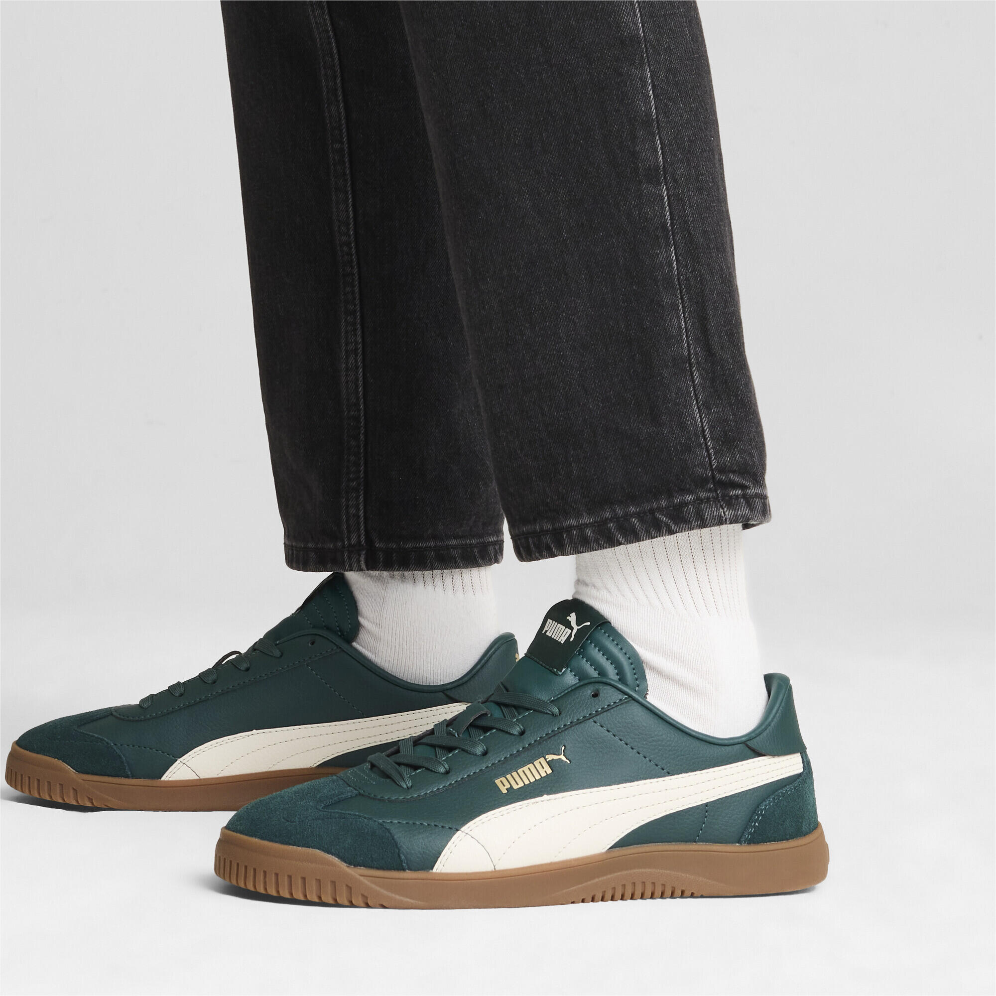 Sneaker PUMA Club 5v5 PUMA Dark Myrtle Frosted Ivory Gold Green White 4/7