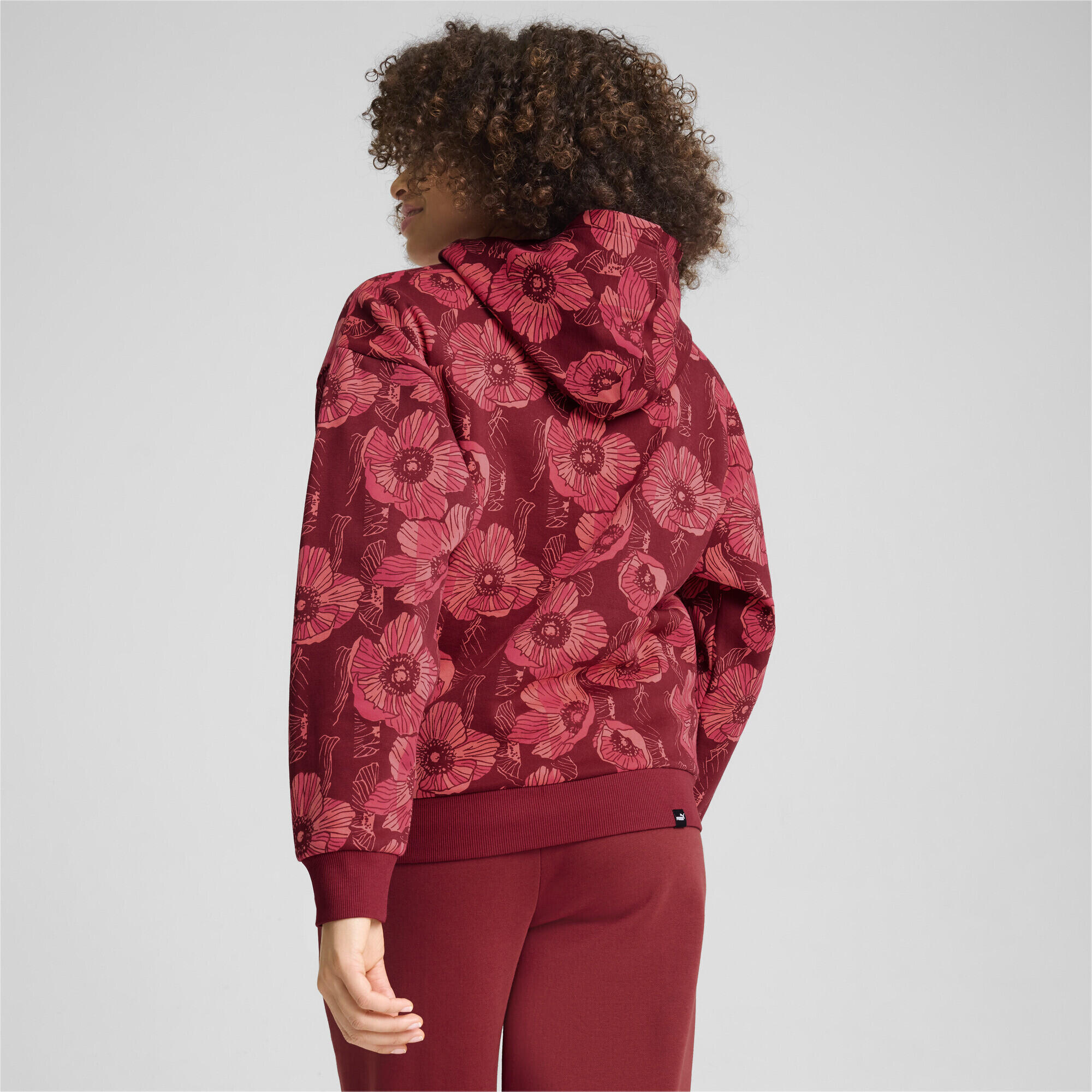 Sudadera estampada con capucha ESS+ Class Act Mujer PUMA Intense Red 6/7