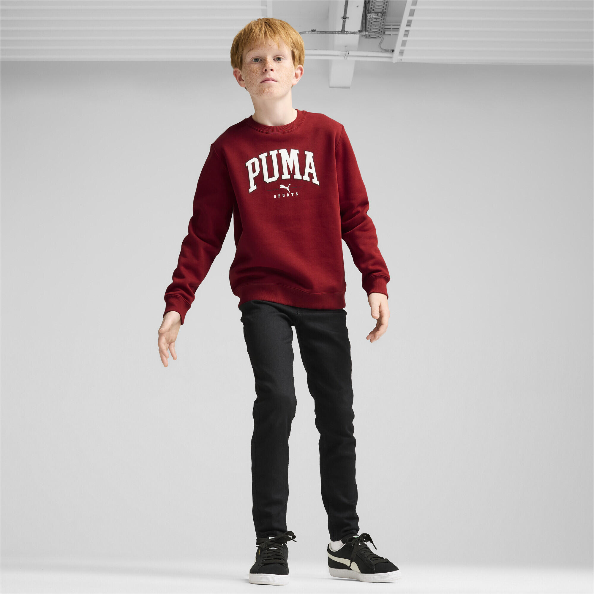 Girocollo PUMA SQUAD per ragazzi PUMA Intense Red 5/6