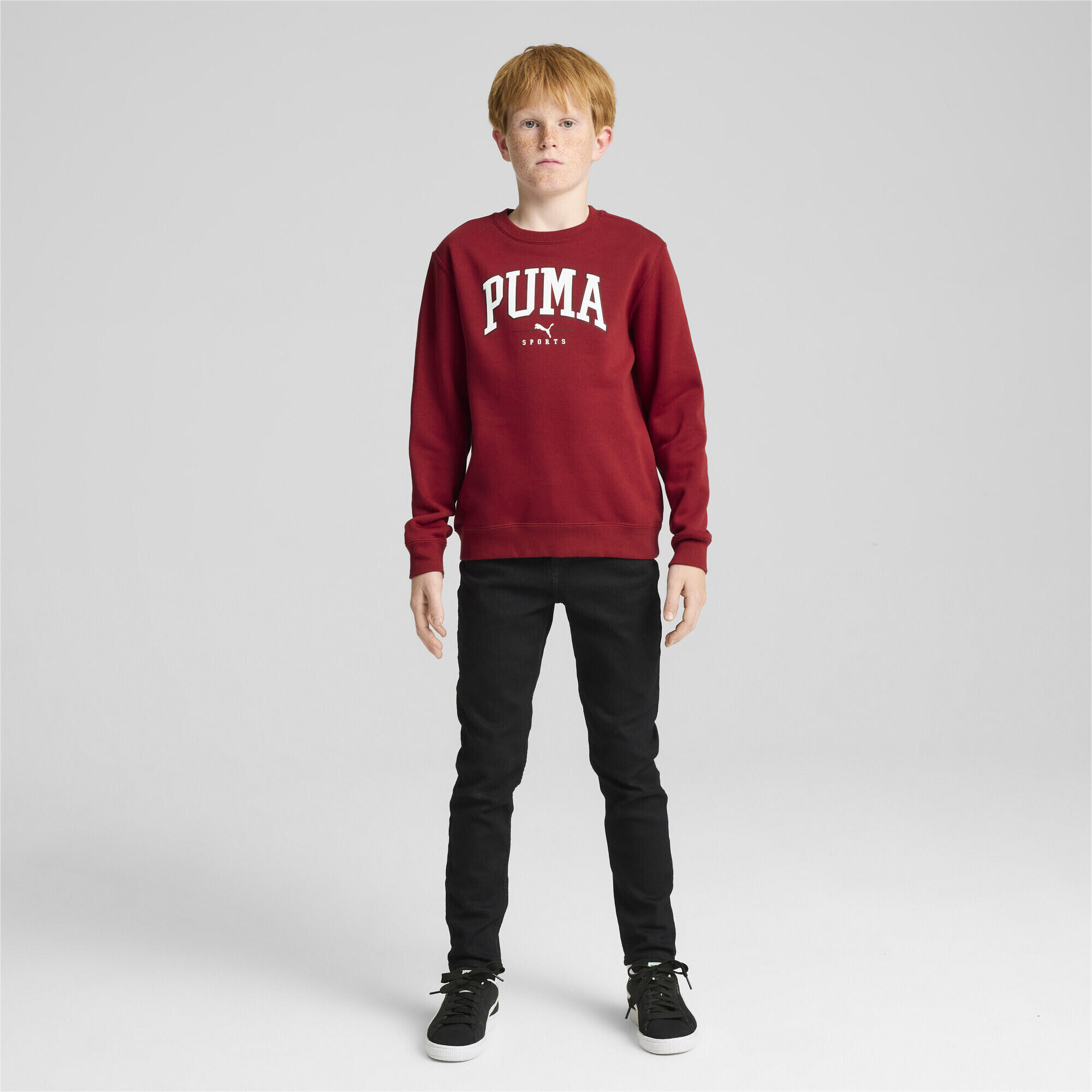 Girocollo PUMA SQUAD per ragazzi PUMA Intense Red 2/6