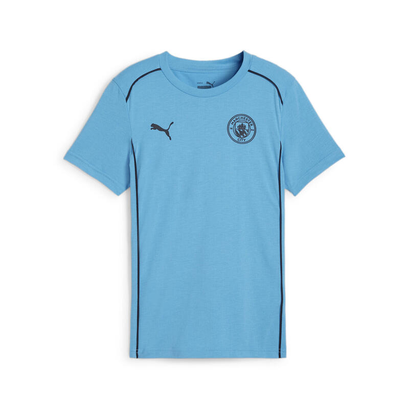 Tricou casual Manchester City pentru tineret PUMA Magic Blue New Navy