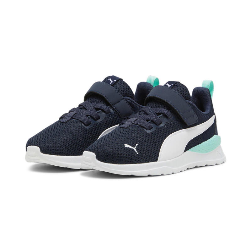 Zapatillas Niño Anzarun Lite PUMA Club Navy White Mint Blue Green