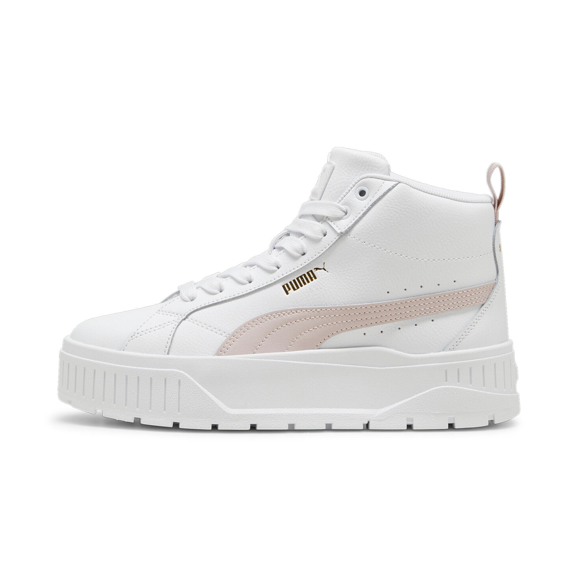 Karmen II Mid Sneakers Damen PUMA White Mauve Mist Gold Pink 5/7