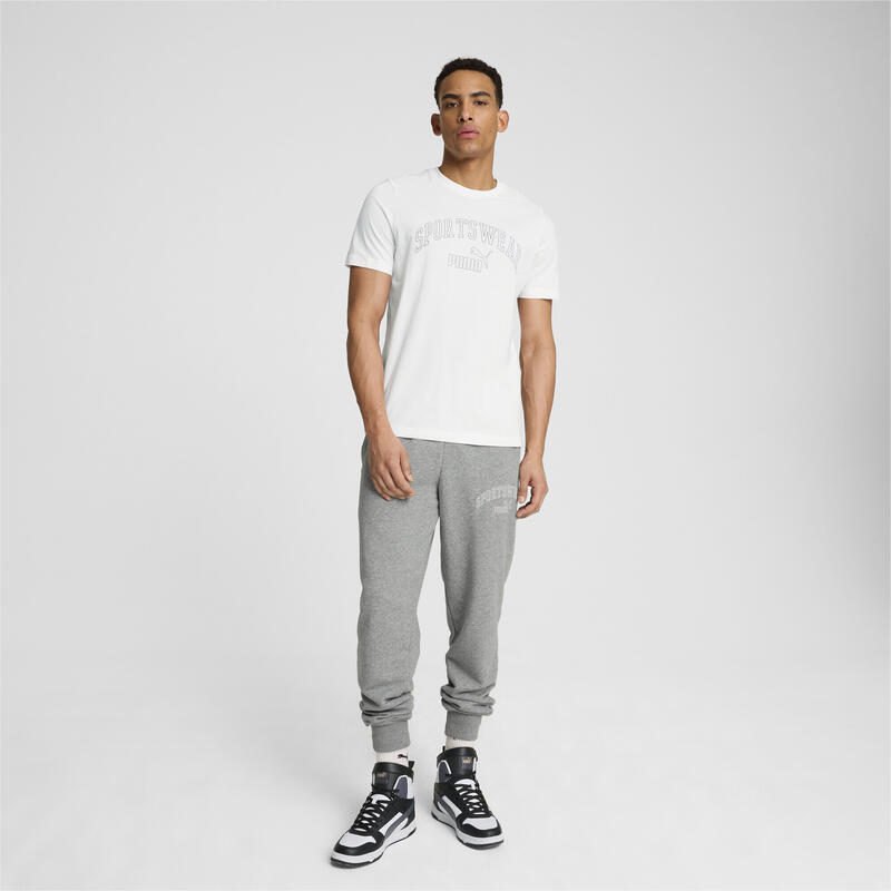 ESS+ LOGO LAB Gradient T-shirt voor heren PUMA White