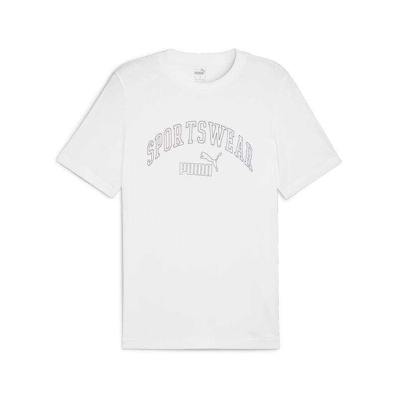 ESS+ LOGO LAB Gradient T-shirt voor heren PUMA White