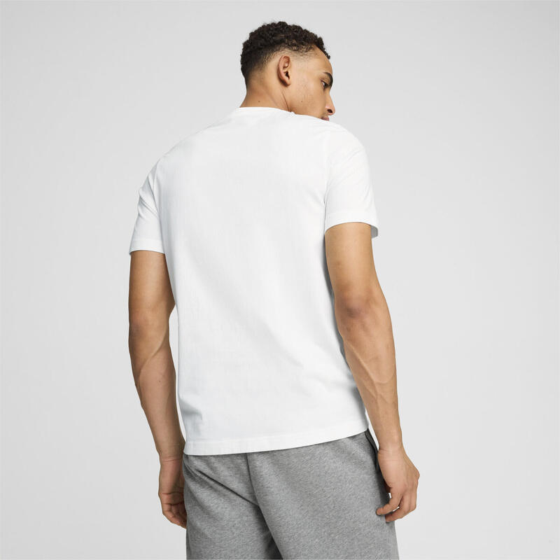 ESS+ LOGO LAB Gradient T-shirt voor heren PUMA White