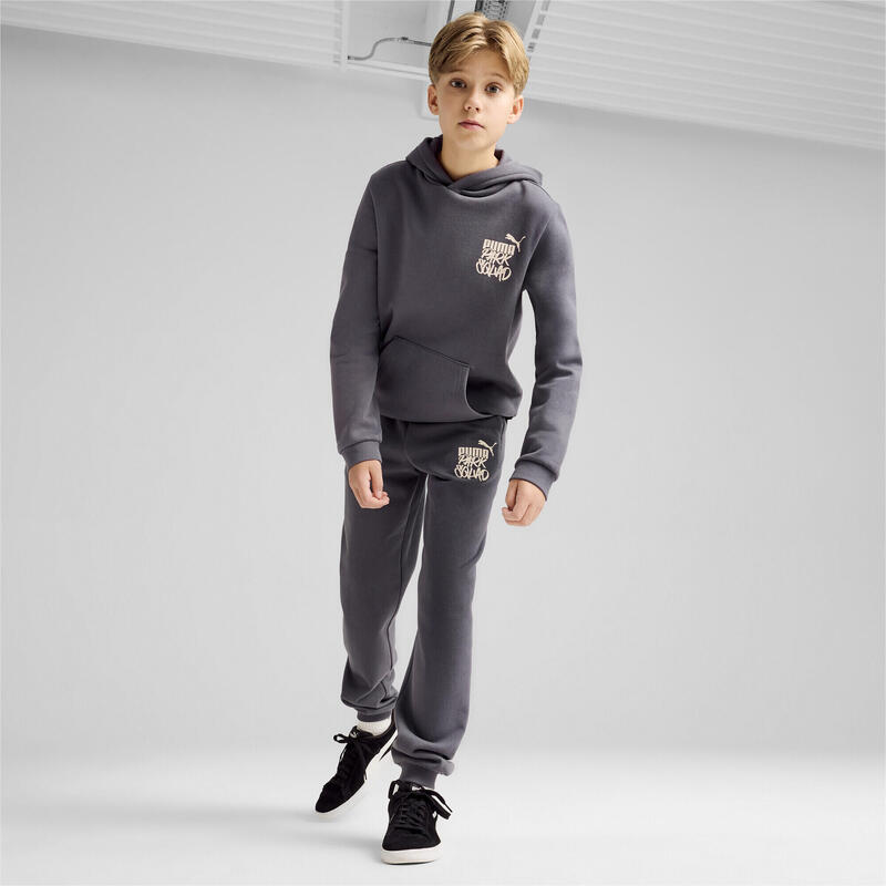 ESS+ MID 90s joggingbroek voor jongeren PUMA Galactic Gray