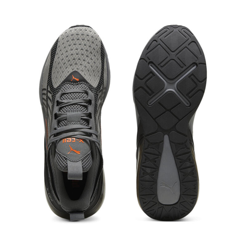 Pantofi de alergare X-Cell Action PUMA Cool Dark Gray Black Flame Flicker Orange