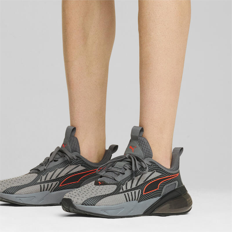 Pantofi de alergare X-Cell Action PUMA Cool Dark Gray Black Flame Flicker Orange