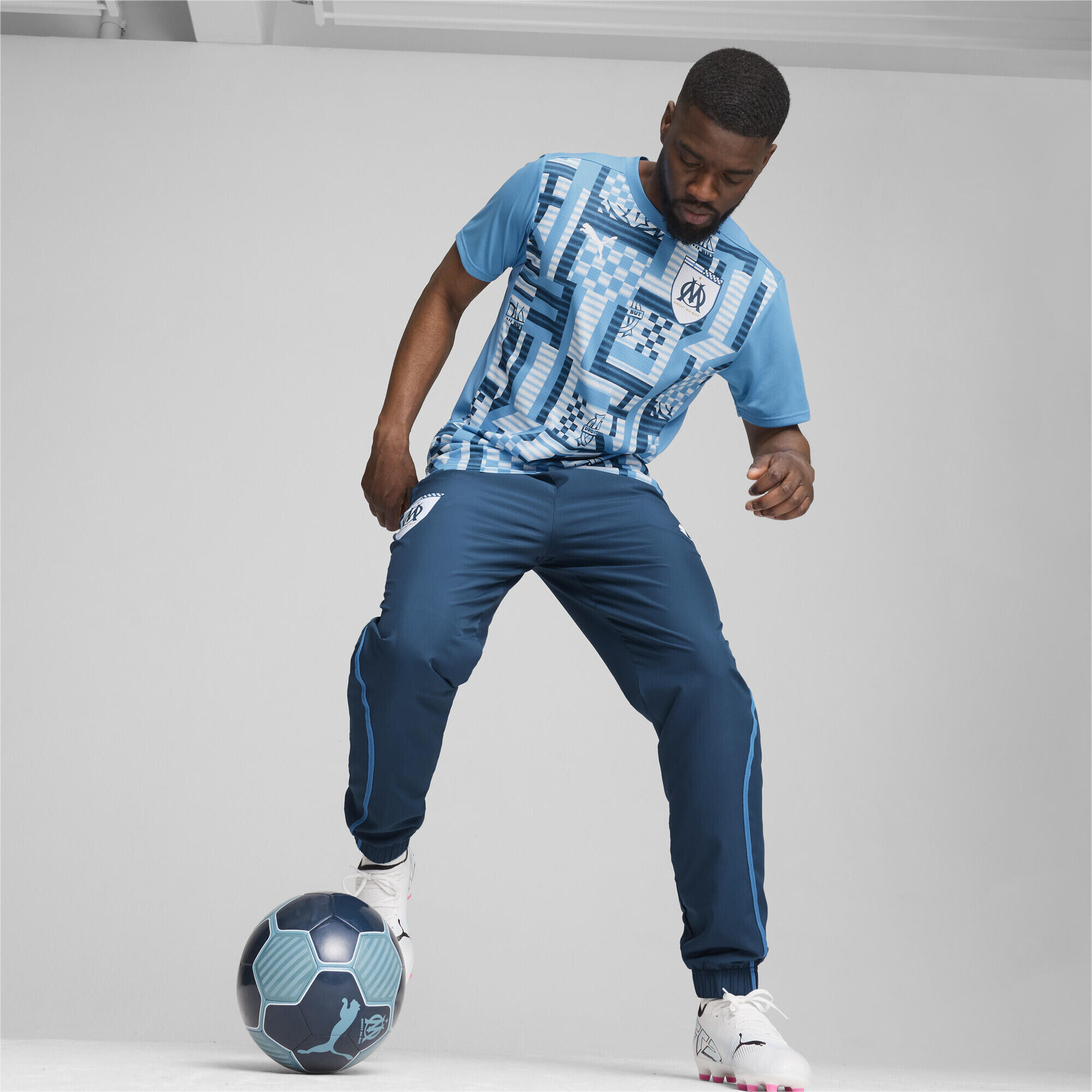 Maillot d'avant-match Olympique de Marseille Homme PUMA 4/7