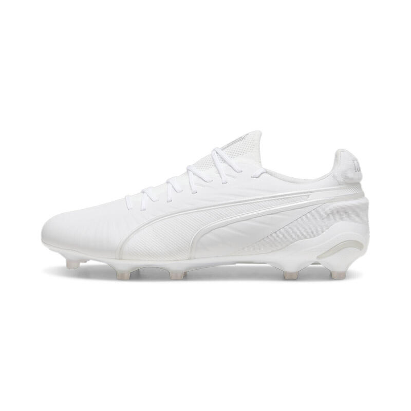 Botas de fútbol KING ULTIMATE FG/AG PUMA White Silver Metallic