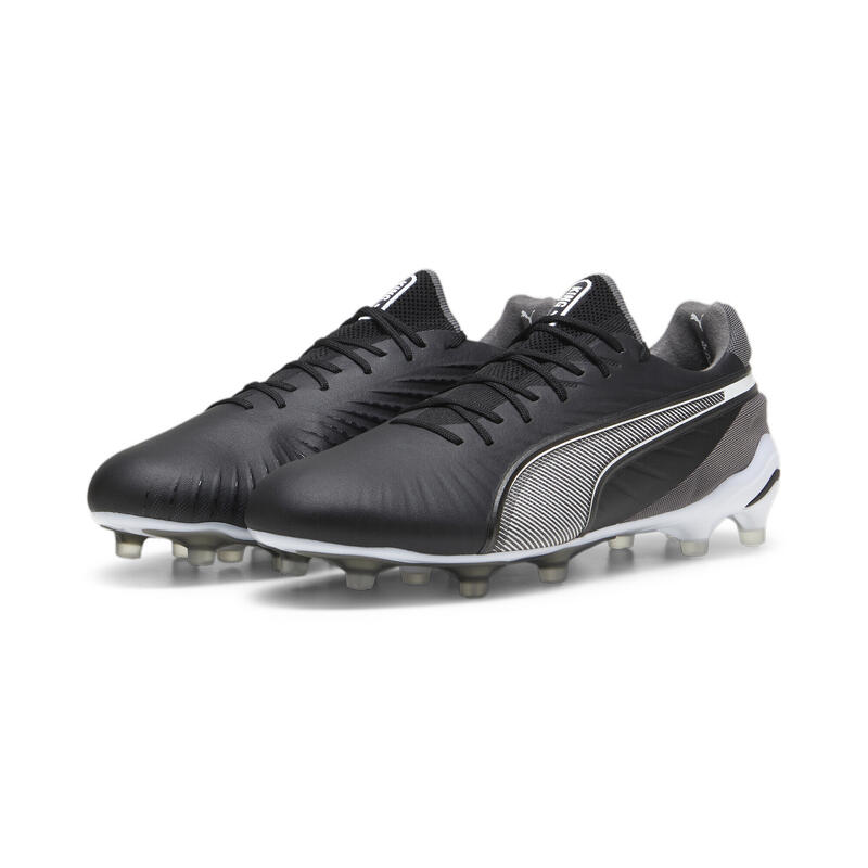 Botas de fútbol KING ULTIMATE FG/AG PUMA Black White Cool Dark Gray