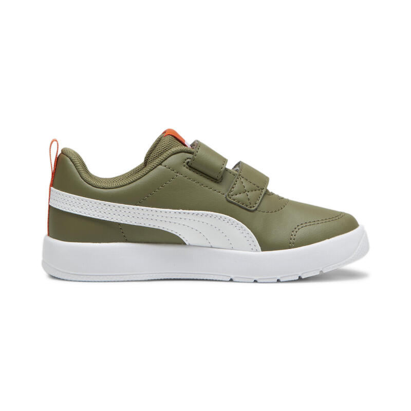 Courtflex V3 sneakers voor kinderen PUMA Olive White Green