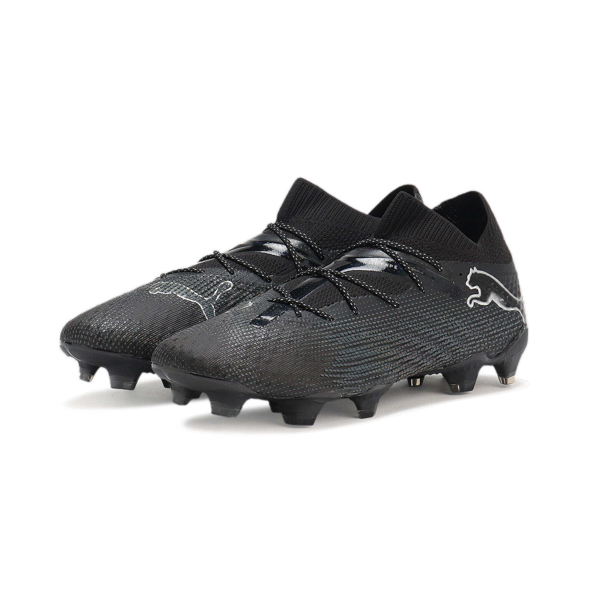 Puma - Chaussures De Football Future 7 Ultimate Fg/ag Puma Black Silver Gray - Baskets - Gris|noir - Decathlon