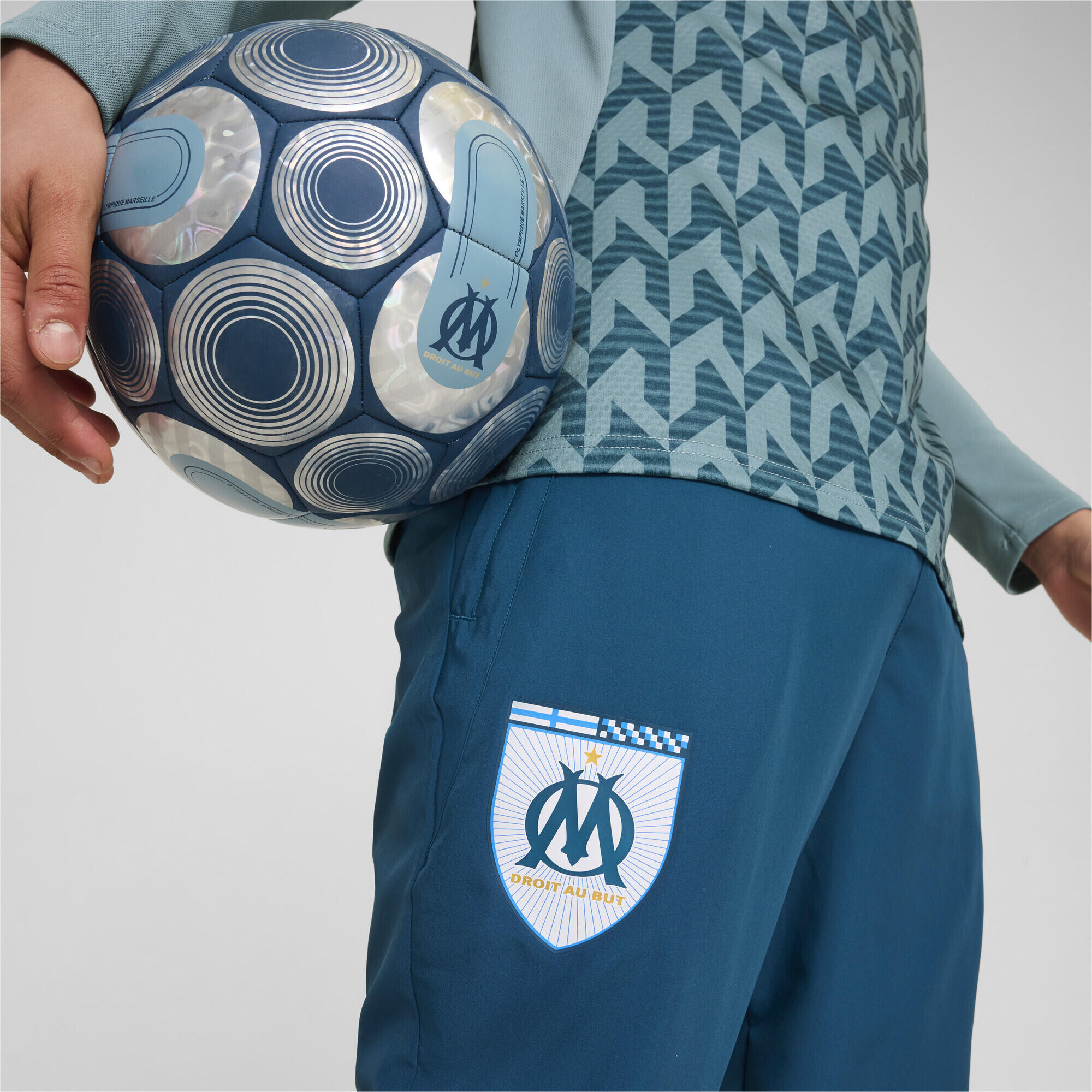 Pantalon tissé d’avant-match Olympique de Marseille Homme PUMA 4/7