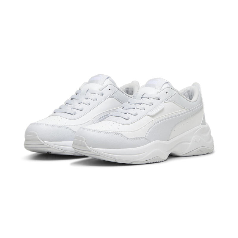 Cilia Mode sportschoenen voor dames PUMA Silver Mist White Gray