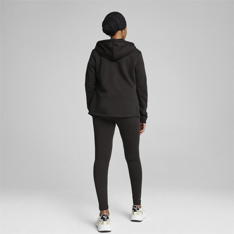 Ensemble de survêtement métallisé Femme PUMA Black