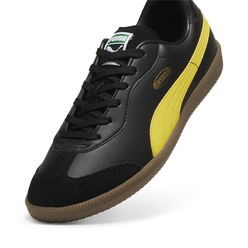 Chaussure de futsal KING 21 IT PUMA Black Pelé Yellow