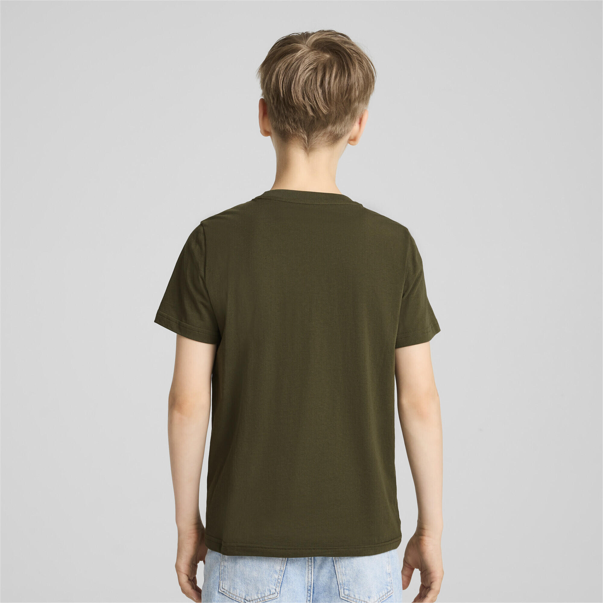 PUMA POWER T-shirt met print voor jongeren PUMA Dark Olive Green 4/6