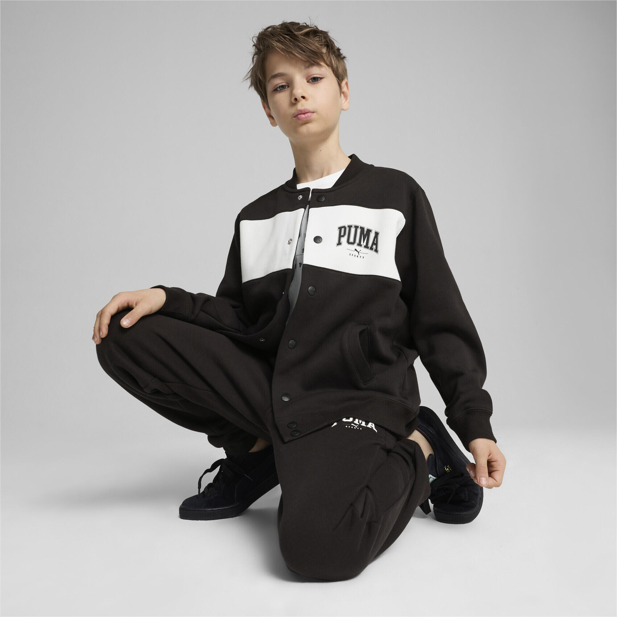 Młodzieżowa kurtka bomberka PUMA SQUAD PUMA Black 5/6