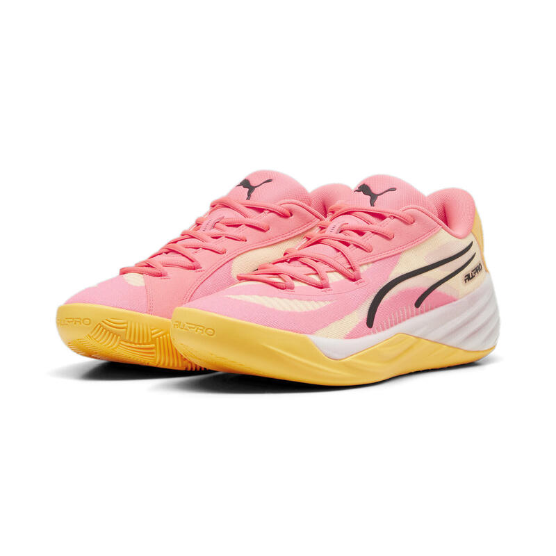 All-Pro NITRO™ basketbalschoenen PUMA Sunset Glow Sun Stream Black Pink Orange