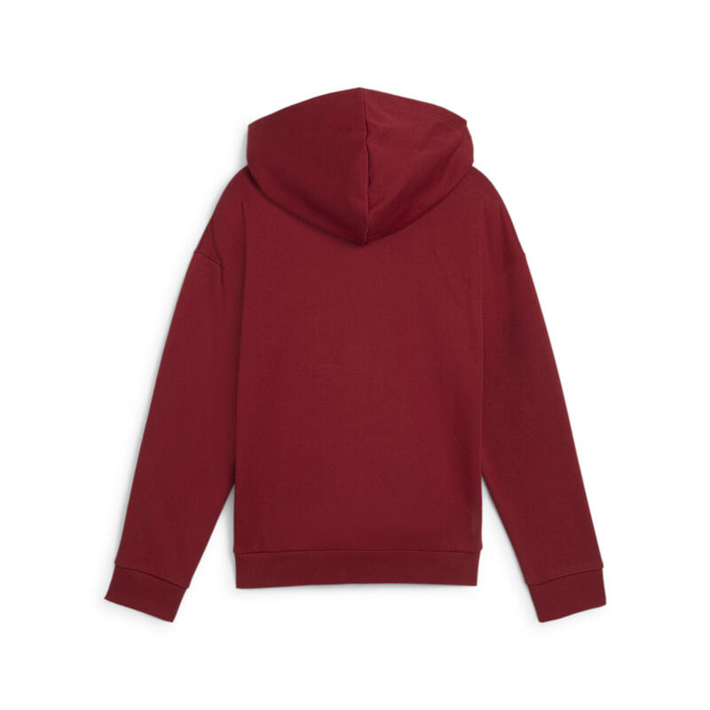 ESS+ SCRIPT hoodie voor jongeren PUMA Intense Red Gold Foil