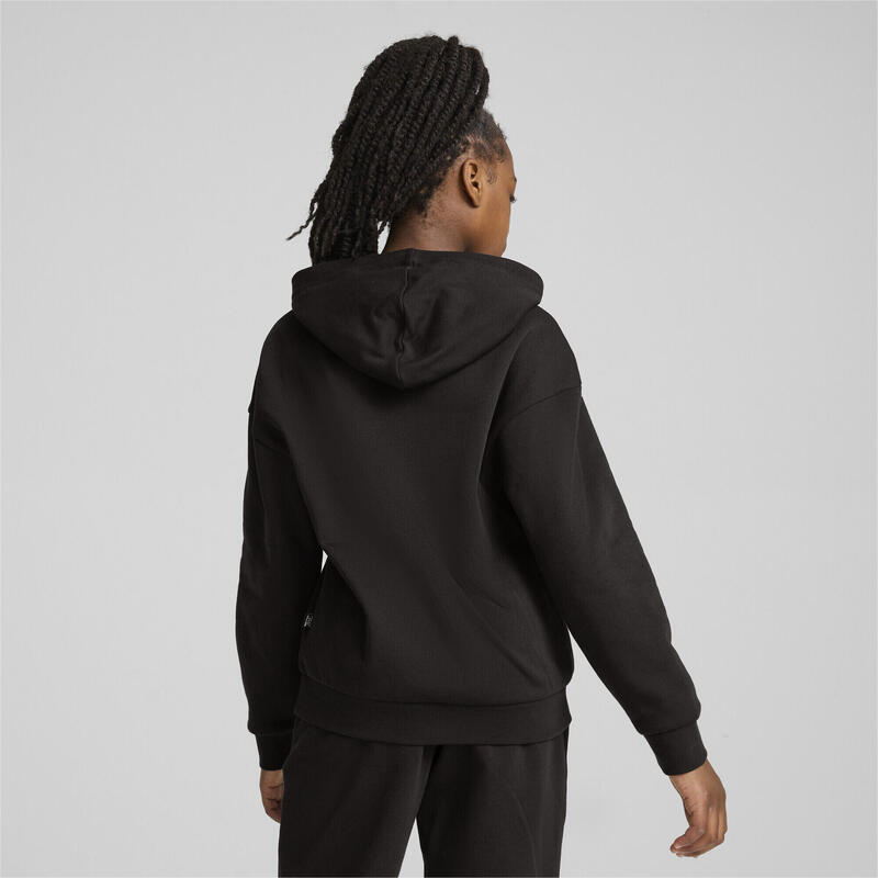 ESS+ SCRIPT Hoodie Mädchen PUMA Black Gold Foil