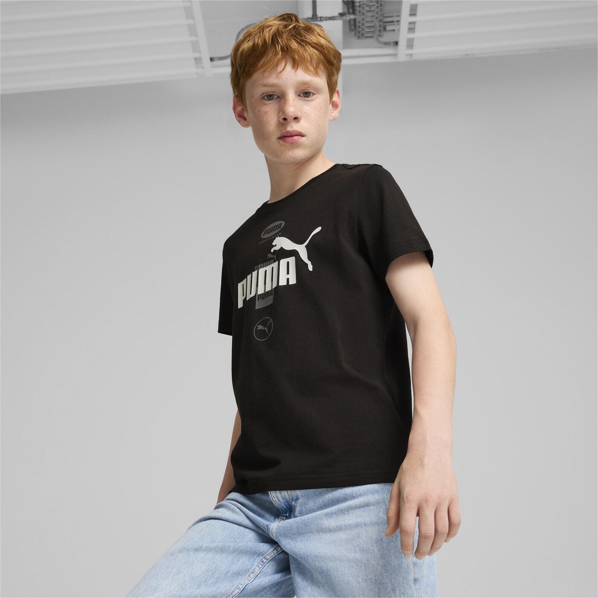 T-shirt à imprimés PUMA POWER Enfant et Adolescent PUMA Black 3/6