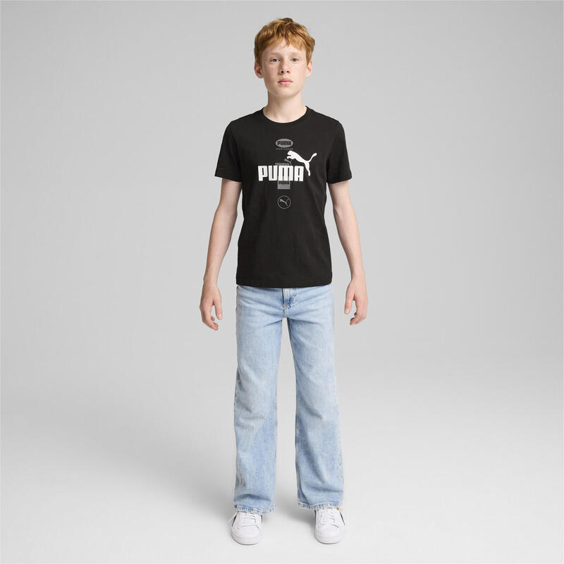 Camiseta PUMA POWER Graphic Niño PUMA Black