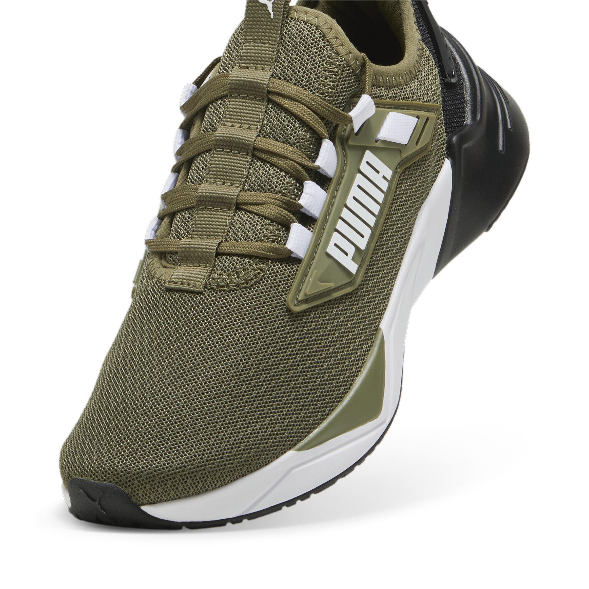 Retaliate 3 Laufschuhe Jugendliche PUMA Olive White Black Green 7/7