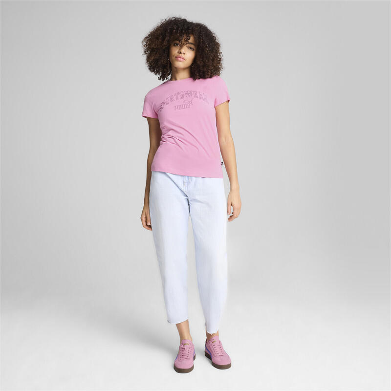 Damska koszulka ESS+ LOGO LAB PUMA Mauved Out Pink