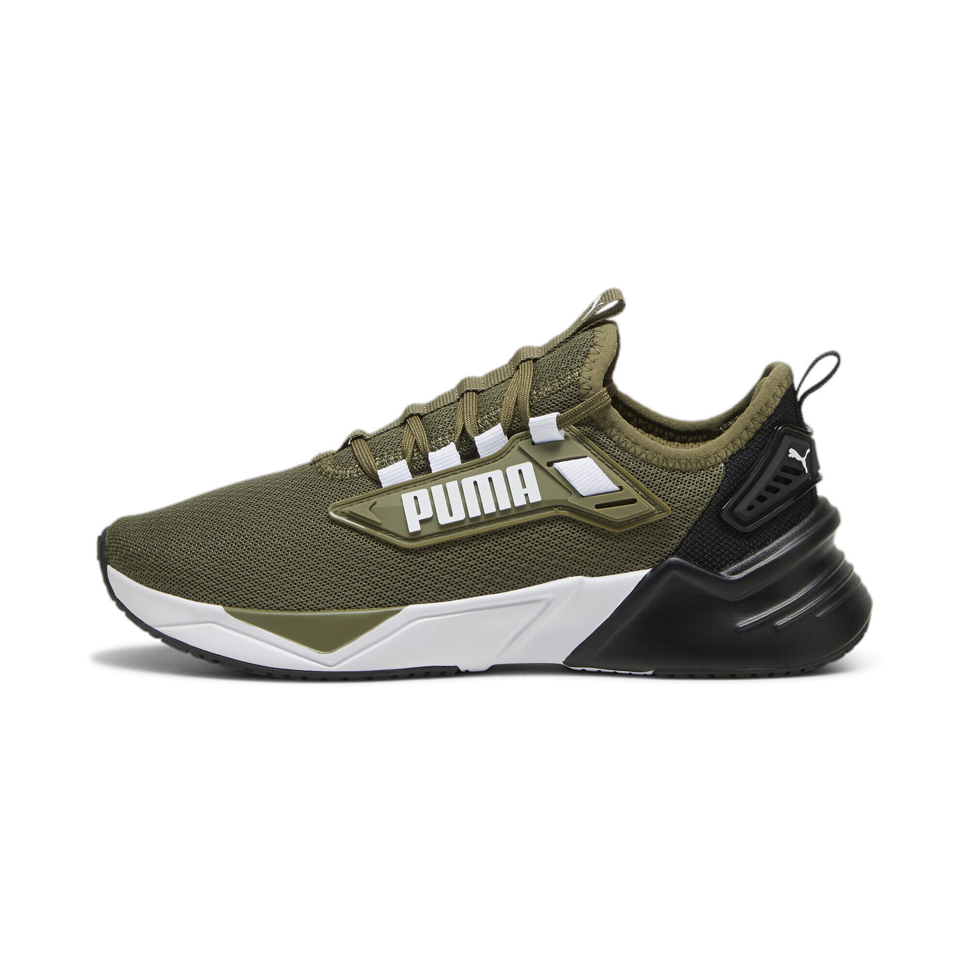 Retaliate 3 Laufschuhe Jugendliche PUMA Olive White Black Green 4/7