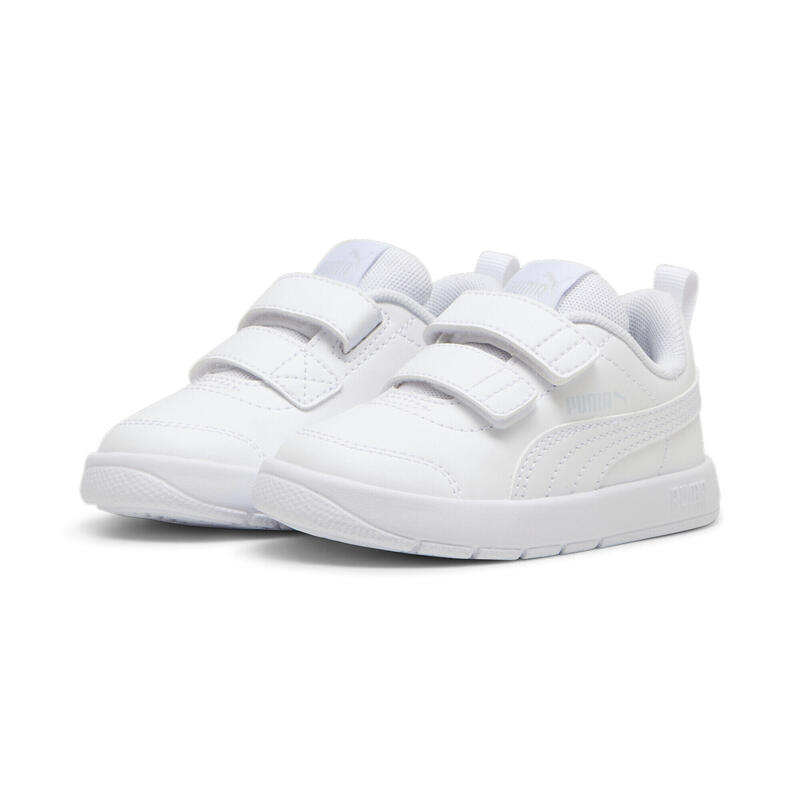 Baskets Courtflex V3 Bébé PUMA White Silver Mist Gray