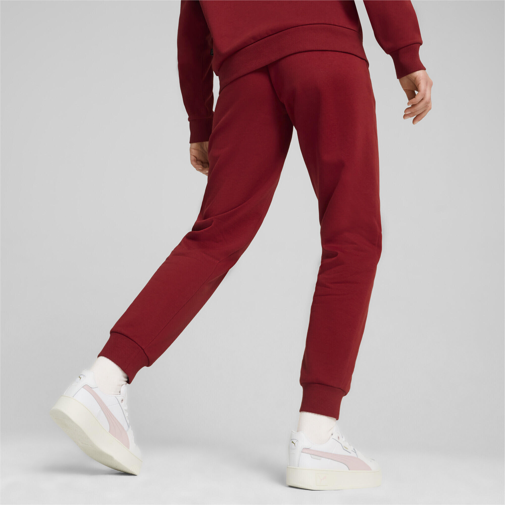 ESS+ Script Pants Mulher PUMA Intense Red Gold Foil 6/7