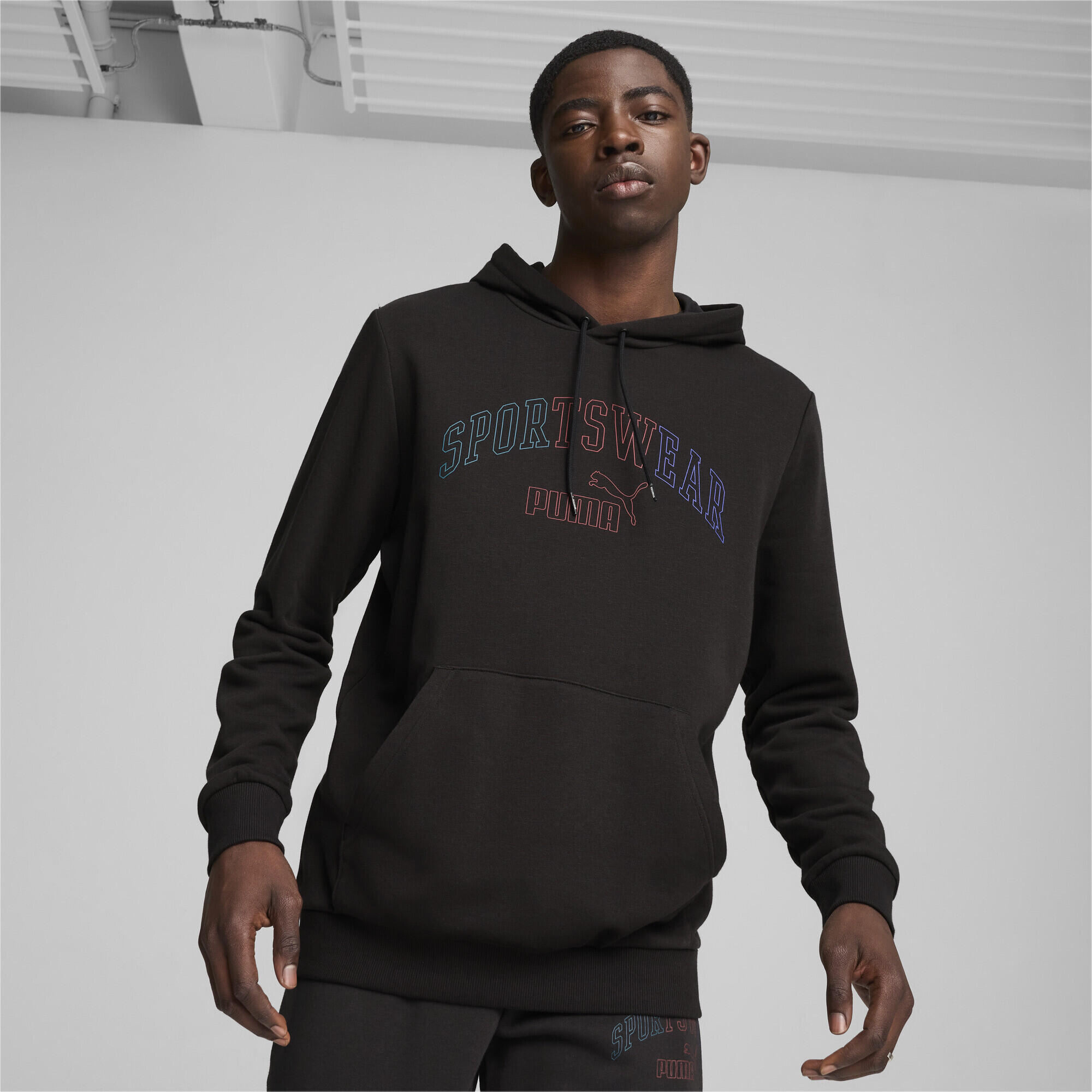Hoodie ESS+ LOGO LAB Homme PUMA Black 3/7