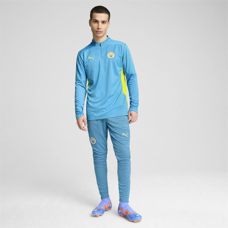 Top de antrenament cu fermoar sfert Manchester City, bărbați PUMA