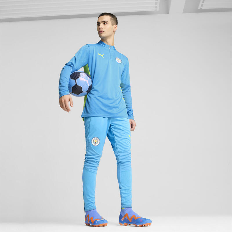 Top de antrenament cu fermoar sfert Manchester City, bărbați PUMA