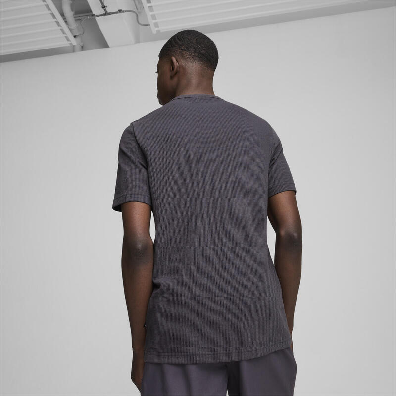 ESS ELEVATED wafelshirt voor heren PUMA Galactic Gray