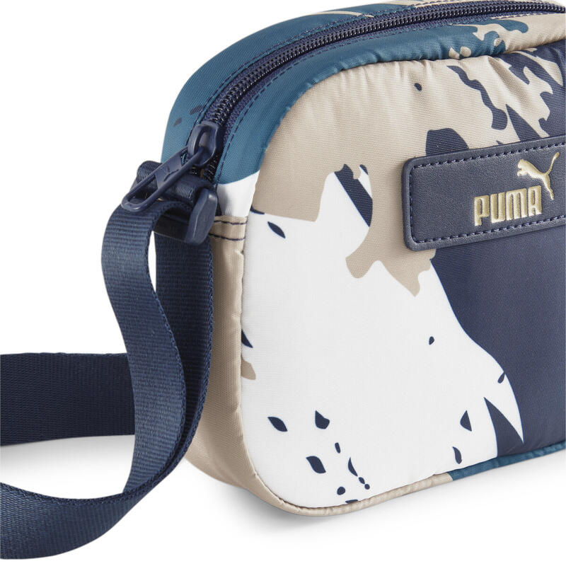 Bolso bandolera Core Pop PUMA Club Navy Sand Dune Aop Blue Beige