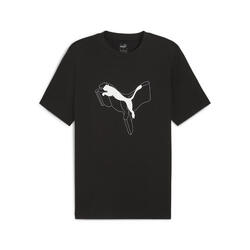 T-shirt Cat ESS+ LOGO LAB Homme PUMA Black