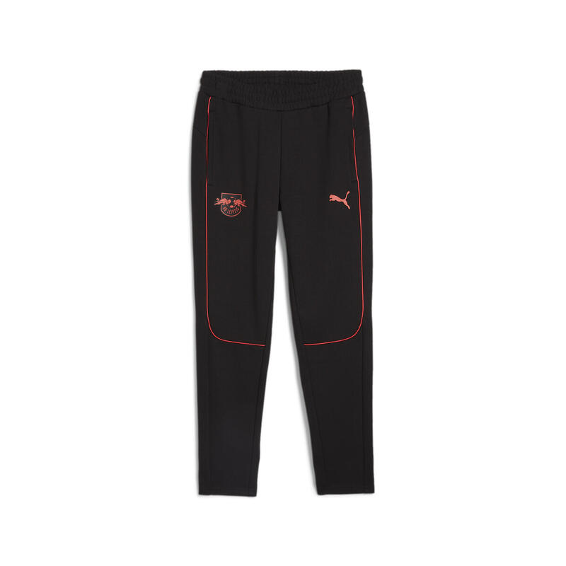 Pantaloni casual RB Leipzig Bărbați PUMA Black Active Red