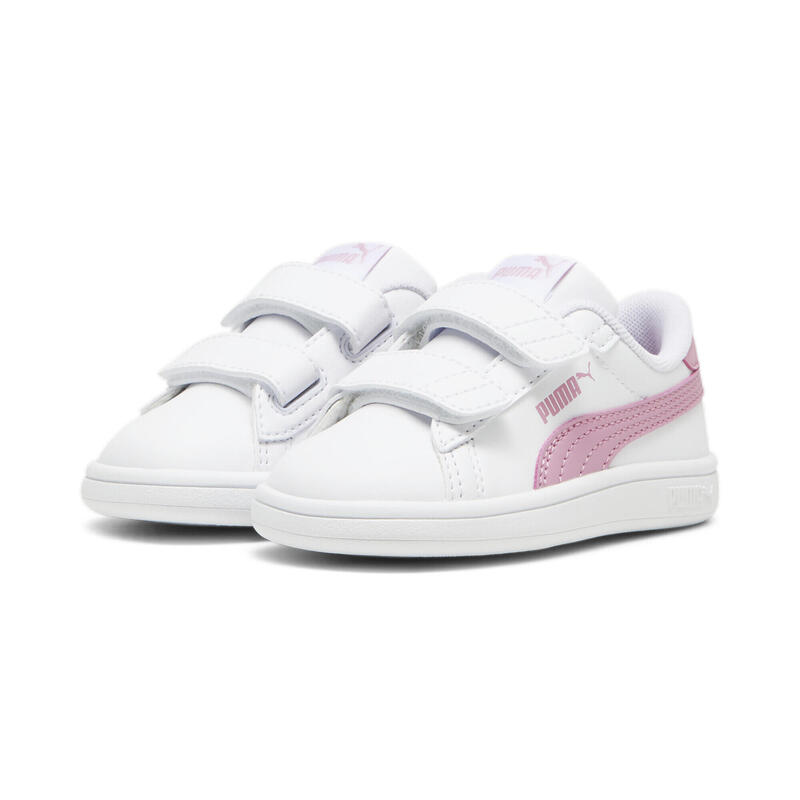 Zapatillas Smash 3.0 Nightkeeper infantiles PUMA White Mauved Out Pink