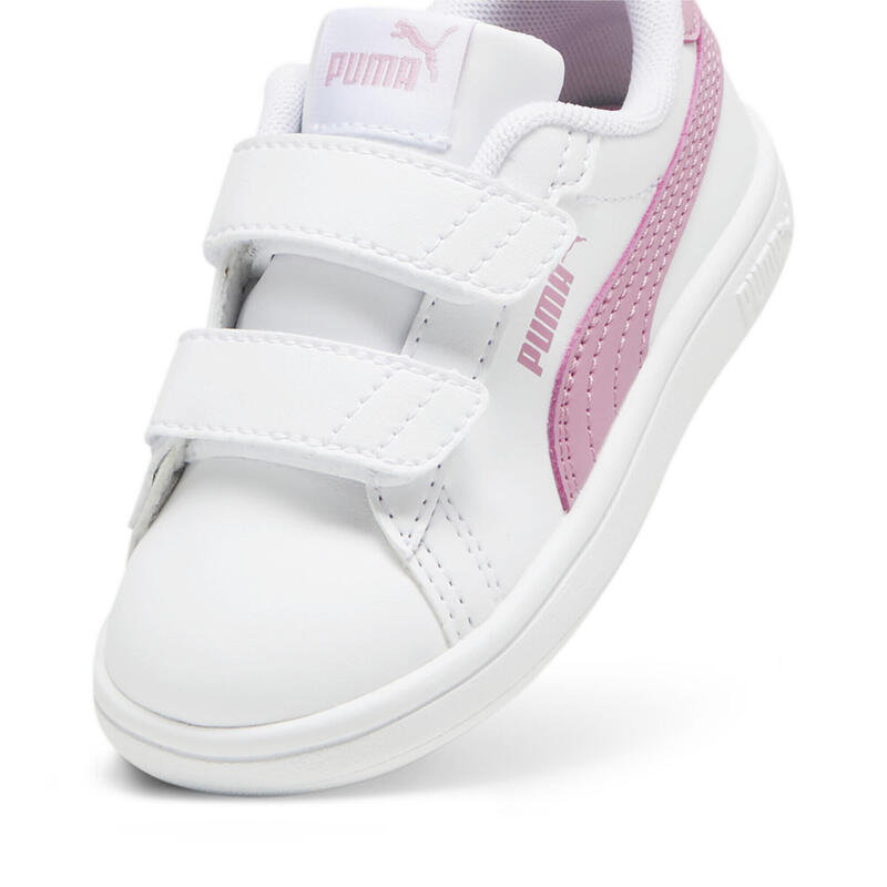 Zapatillas Smash 3.0 Nightkeeper infantiles PUMA White Mauved Out Pink