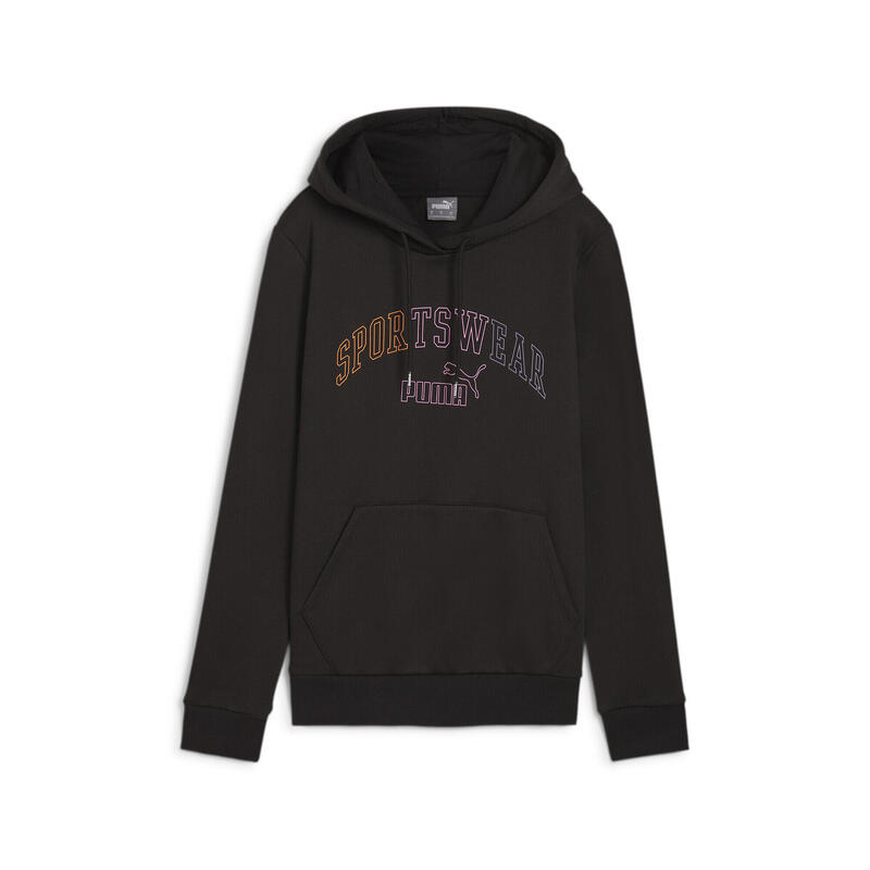 ESS+ LOGO LAB kapucnis női kapucnis pulóver PUMA Black