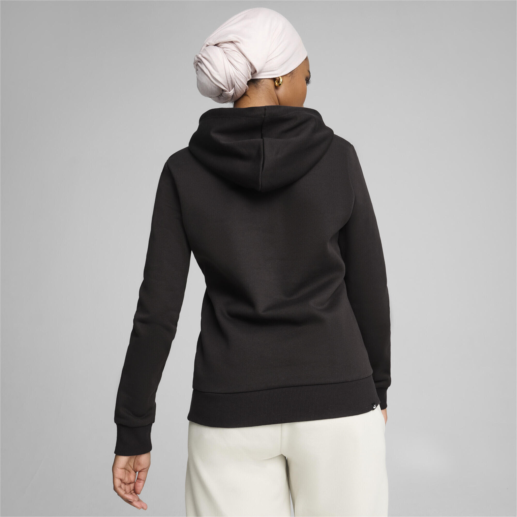 Casaco com capuz ESS+ LOGO LAB Mulher PUMA Black 6/7