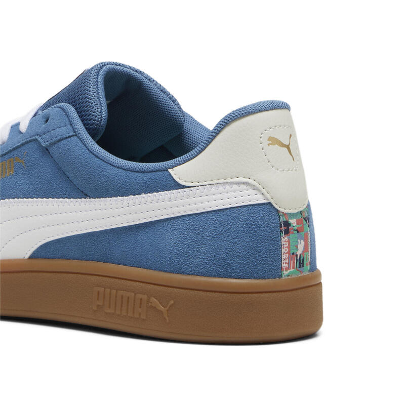 Zapatillas PUMA Smash 3.0 Year Of Sport unisex PUMA Blue Horizon White Gum Beige