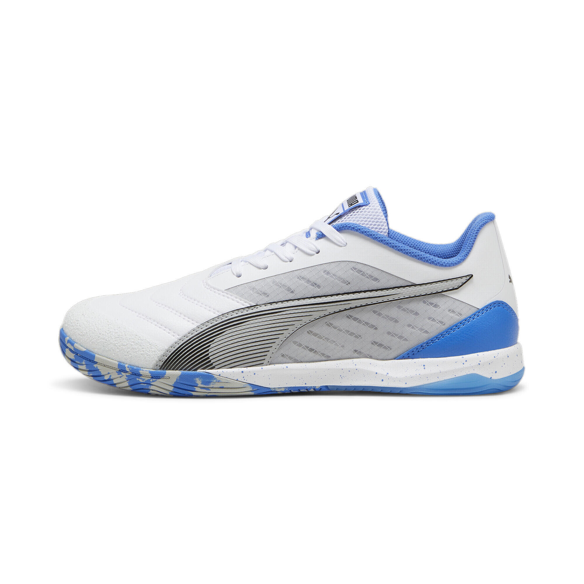 Scarpe da calcio IBERO IV PUMA White Black Flat Light Gray 3/7