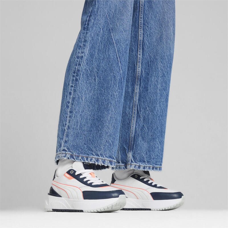 Tenisi R78 Disrupt LT Femei PUMA White Club Navy Glacial Gray Blue